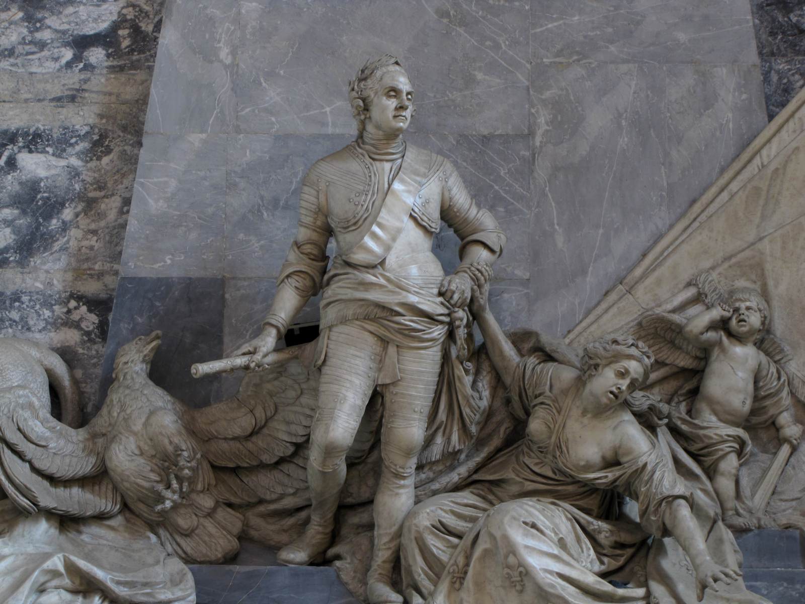 Mausoleum of the Maréchal de Saxe (detail) by PIGALLE, Jean-Baptiste