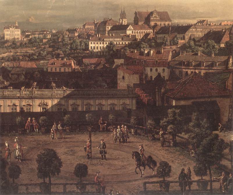 View of Warsaw from the Royal Palace (detail) by BELLOTTO, Bernardo