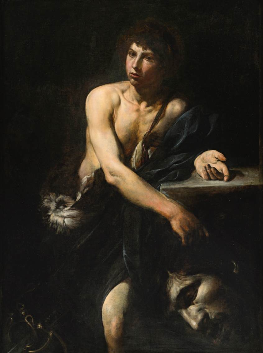 David with the Head of Goliath by VALENTIN DE BOULOGNE