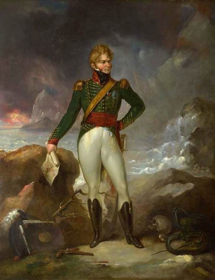 Portrait of Colonel (later General Sir) George De Lacy Evans by