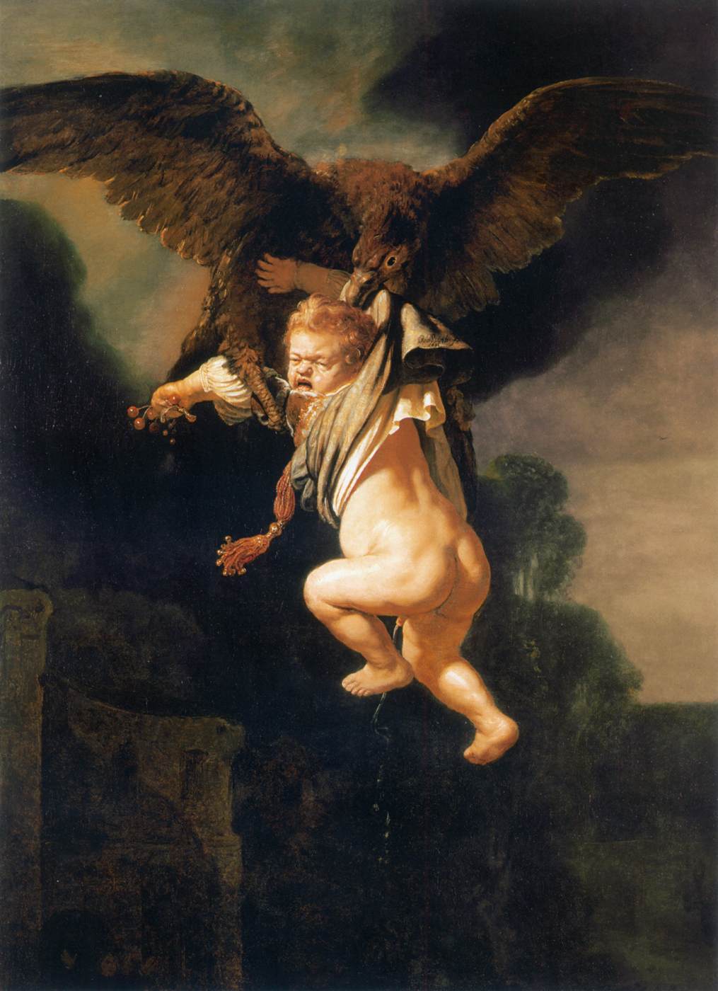 Abduction of Ganymede by REMBRANDT Harmenszoon van Rijn