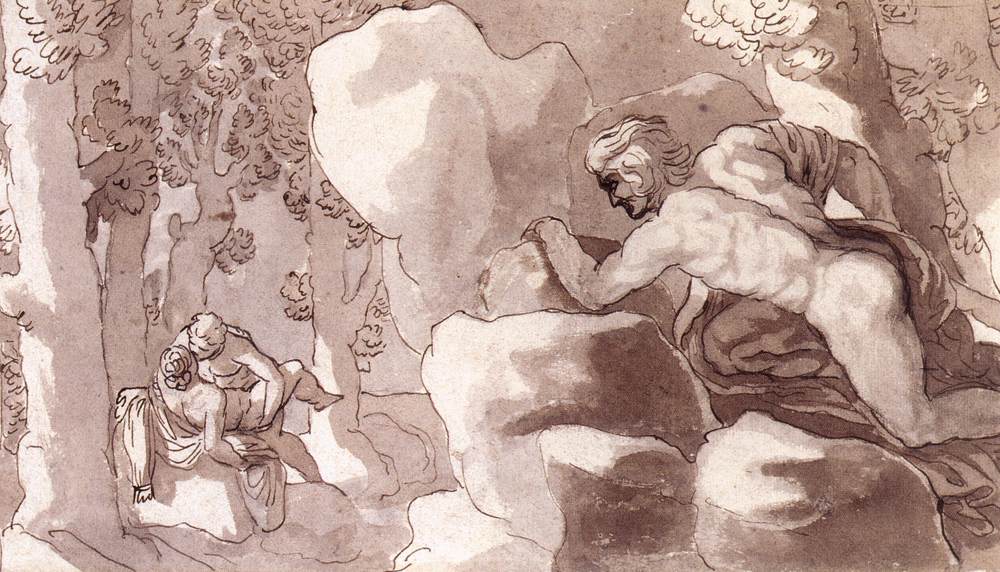 Polyphemus Discovers Acis and Galatea by