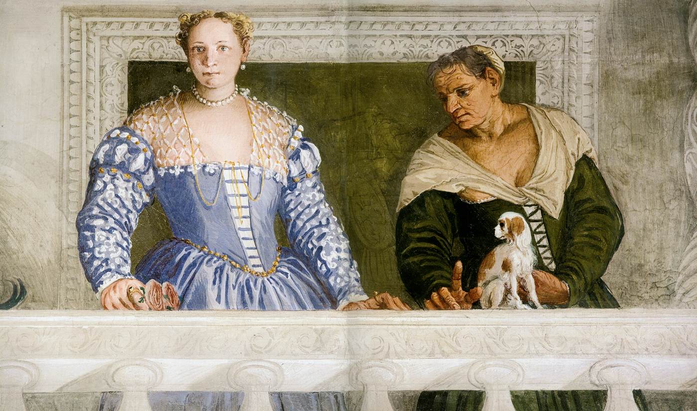 Figures behind the Parapet by VERONESE, Paolo