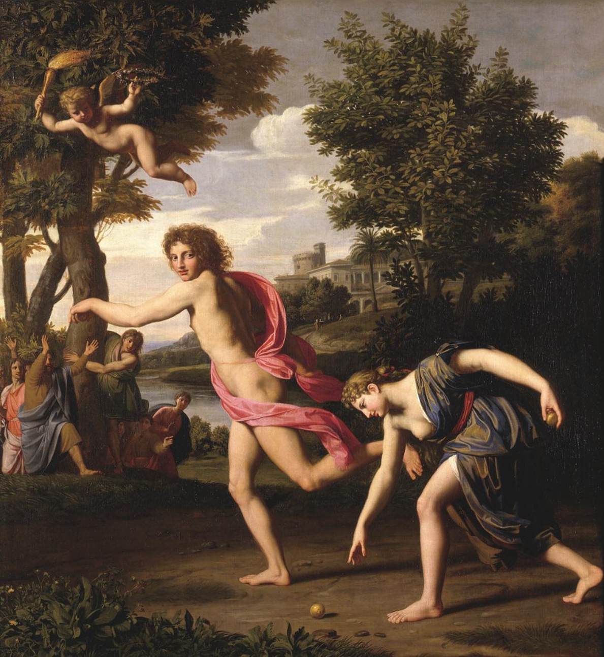 Atalanta and Hippomenes by COLOMBEL, Nicolas