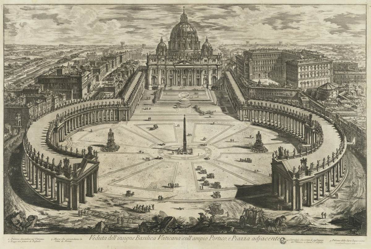 View of St Peter's Square by