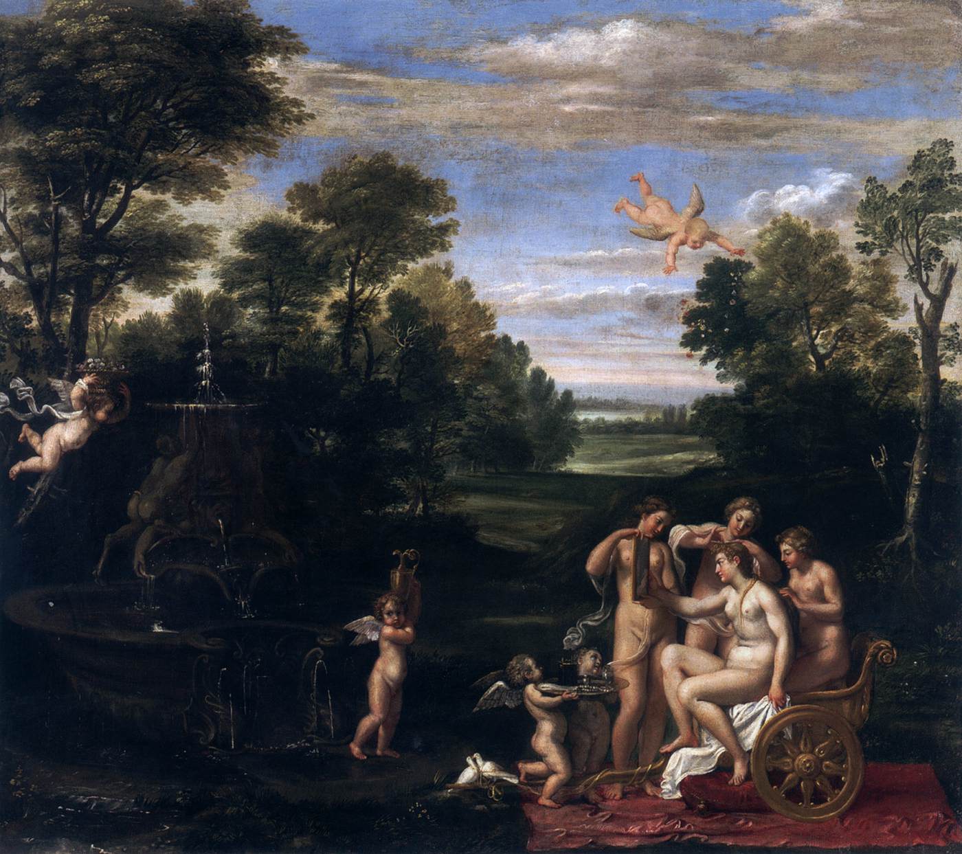 The Toilet of Venus by ALBANI, Francesco