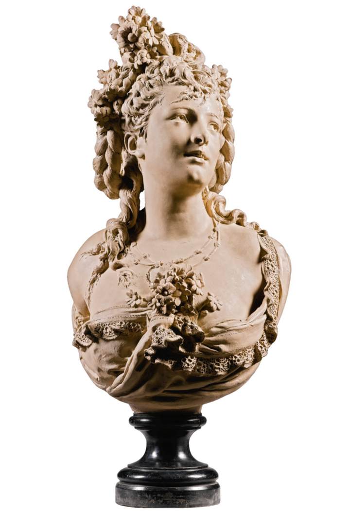 Bust of a Courtesan by CARRIER-BELLEUSE, Albert-Ernest