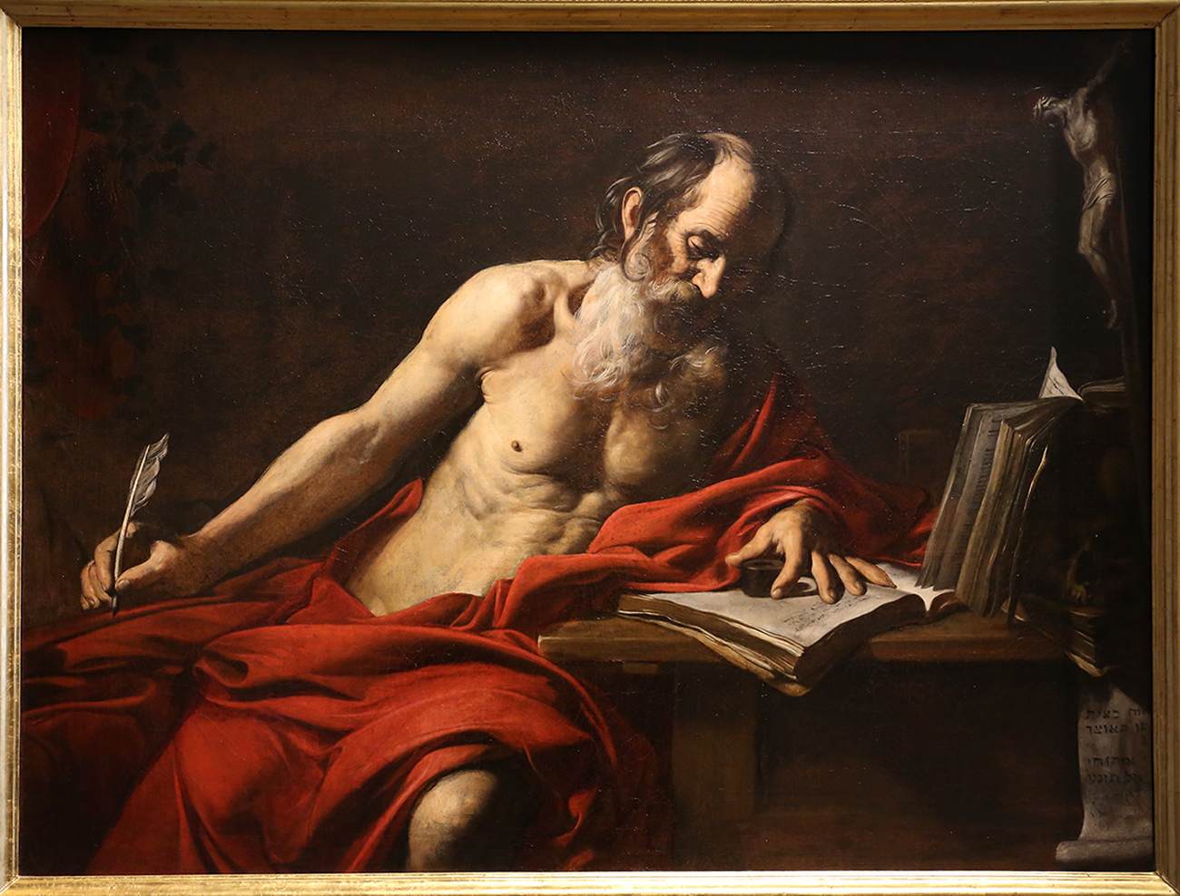 St Jerome by VALENTIN DE BOULOGNE