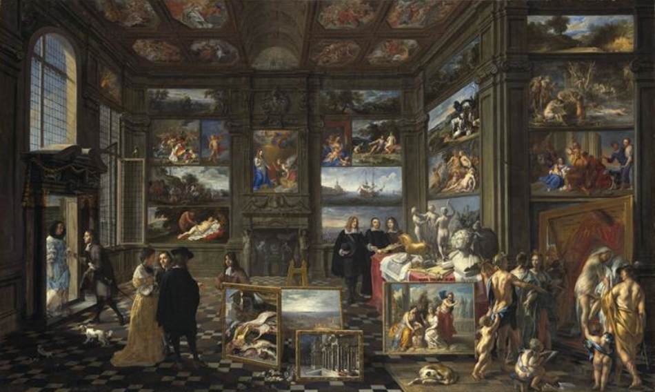 Interior of an Imaginary Picture Gallery by