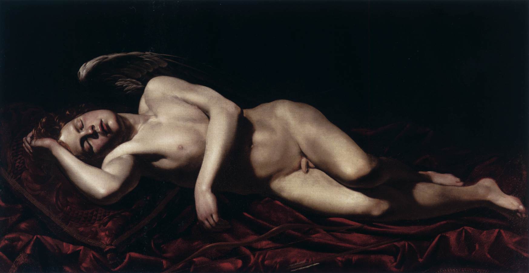 Sleeping Cupid by CARACCIOLO, Giovanni Battista