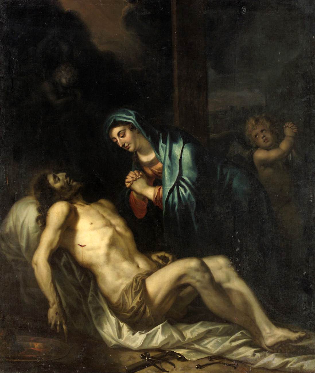 Lamentation over the Dead Christ by