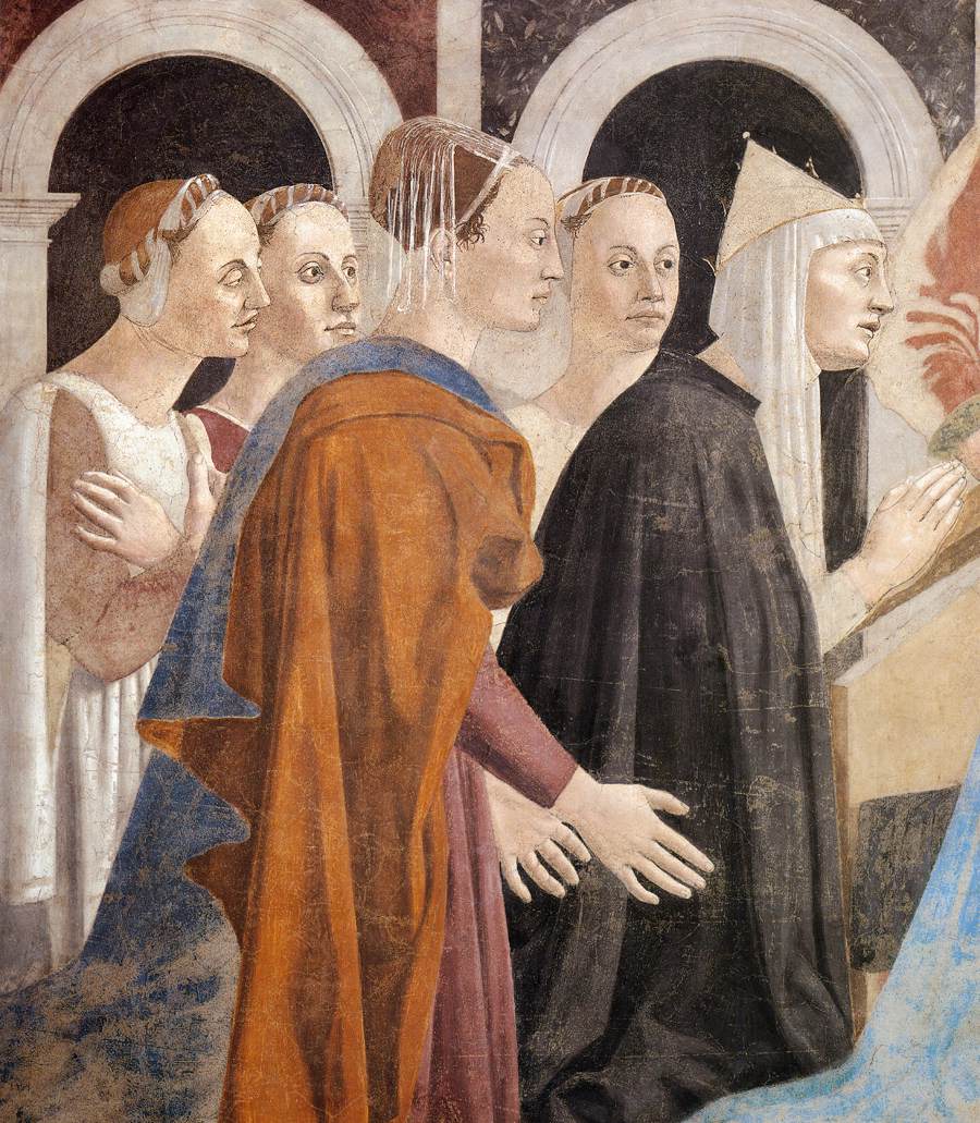 7b. Recognition of the True Cross (detail) by PIERO DELLA FRANCESCA