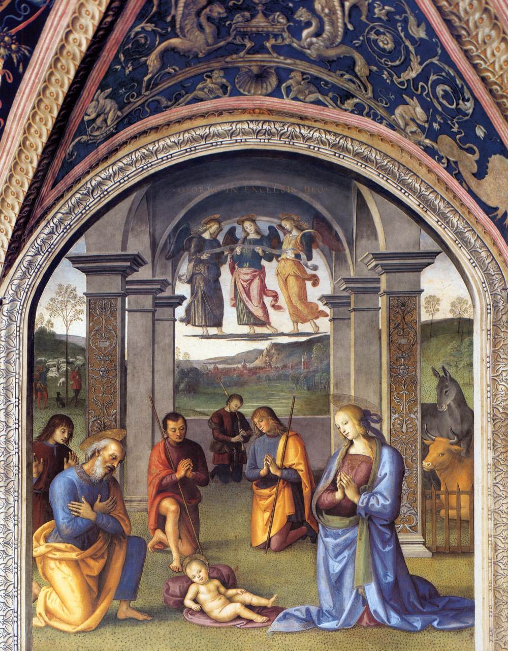 Nativity by PERUGINO, Pietro