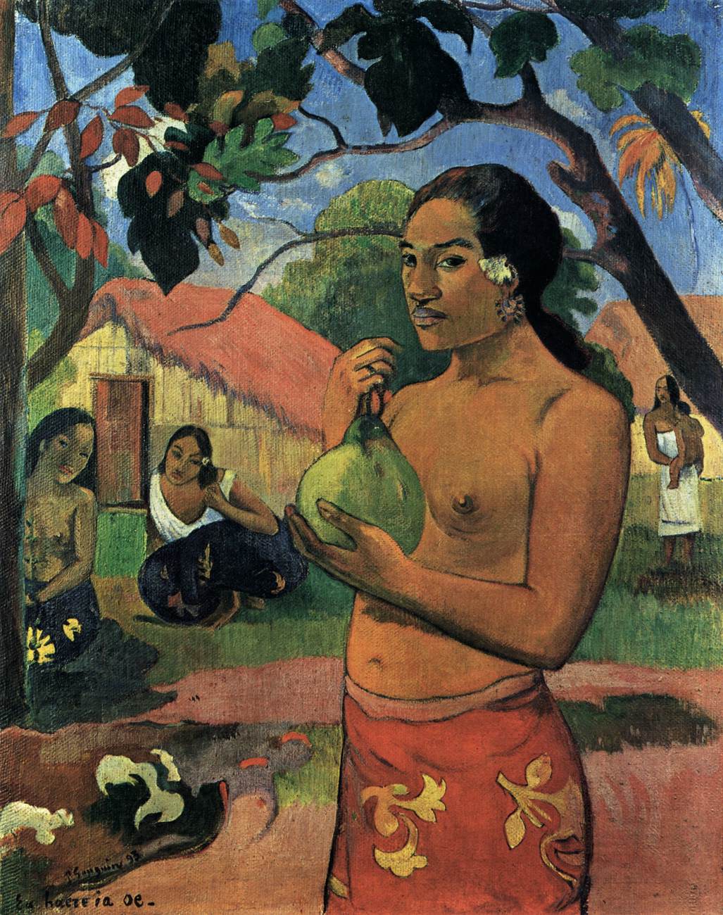 Ea haere ia oe? (Where Are You Going?) by GAUGUIN, Paul