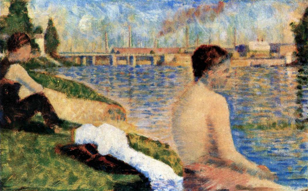 Study for Bathers at Asnières by