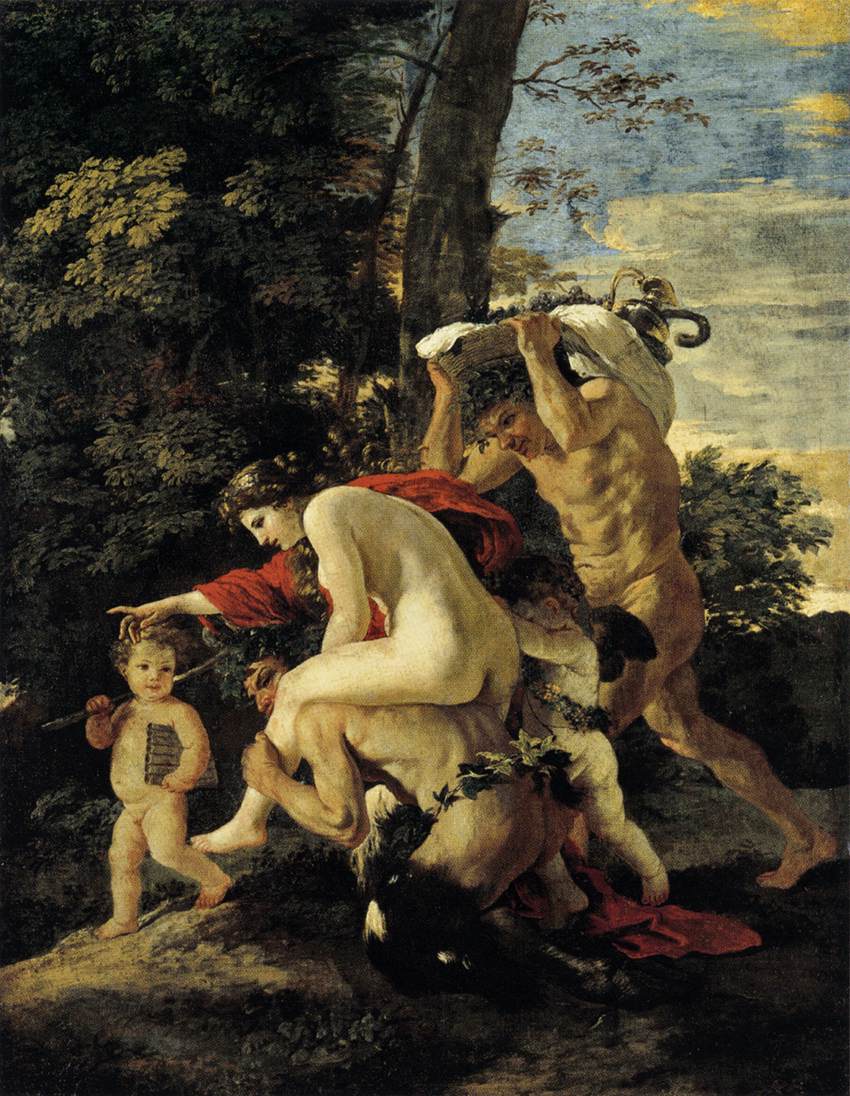 Bacchic Scene by POUSSIN, Nicolas