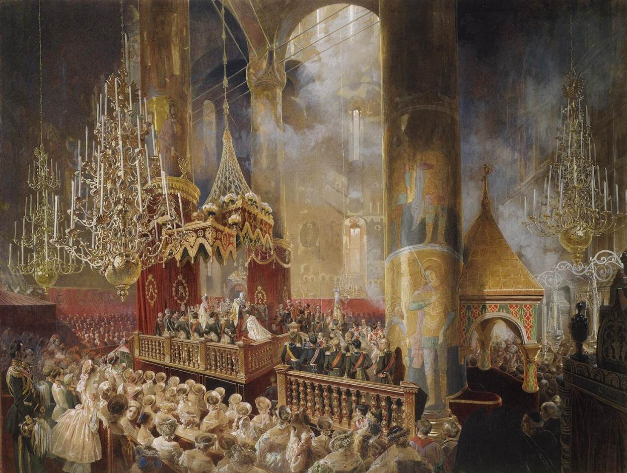 Coronation of Alexander II by