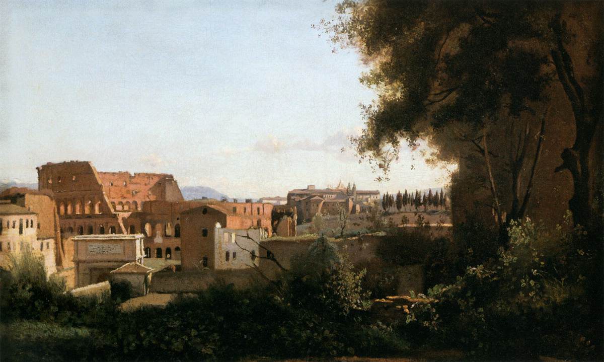 The Coliseum Seen from the Farnese Gardens by