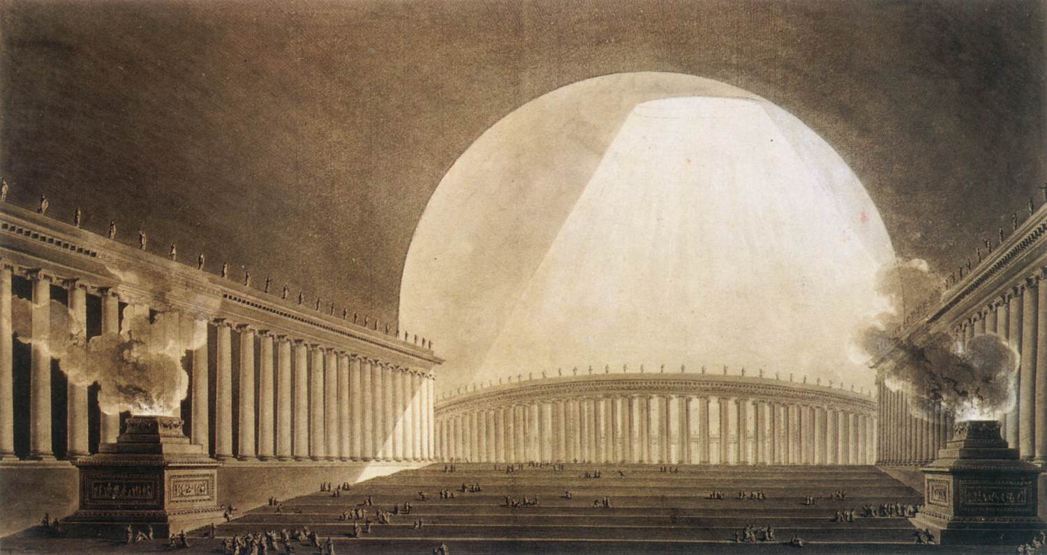 Proposal for a Museum: Interior view by BOULLÉE, Étienne-Louis