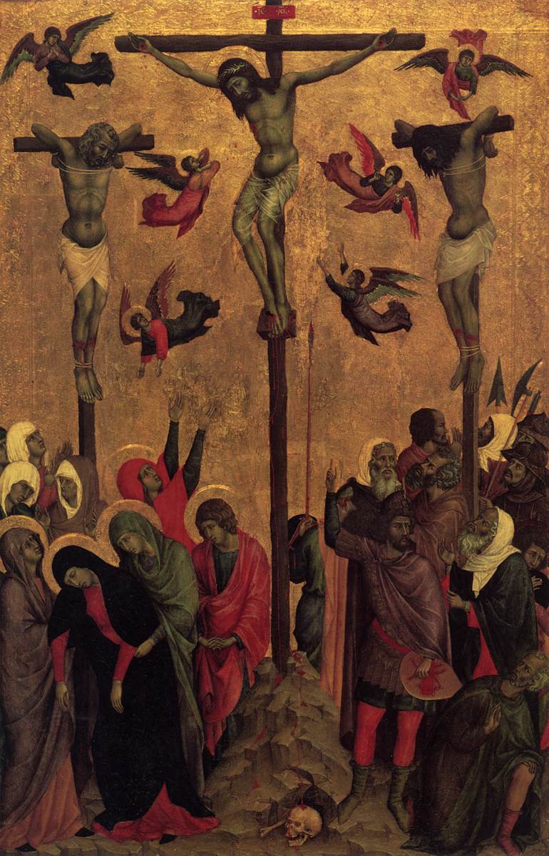 Crucifixion by DUCCIO di Buoninsegna