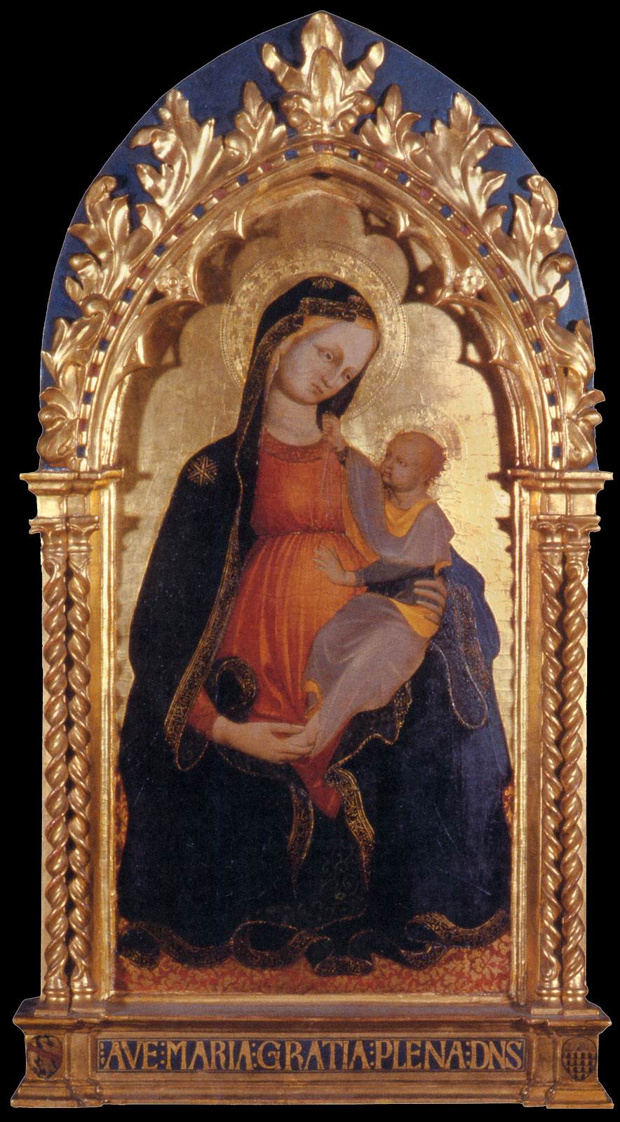 Madonna of Humility by SANGUIGNI, Battista di Biagio