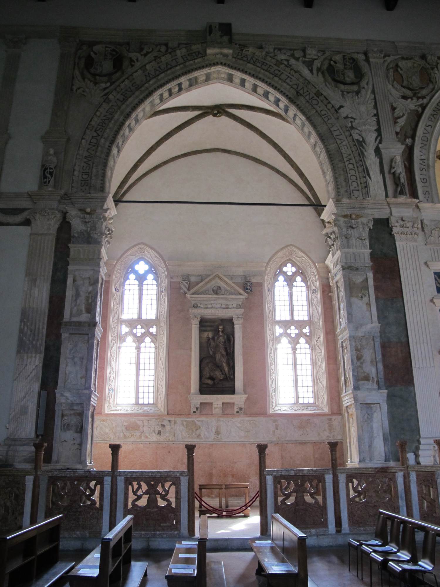 View of the Cappella dei Pianeti by