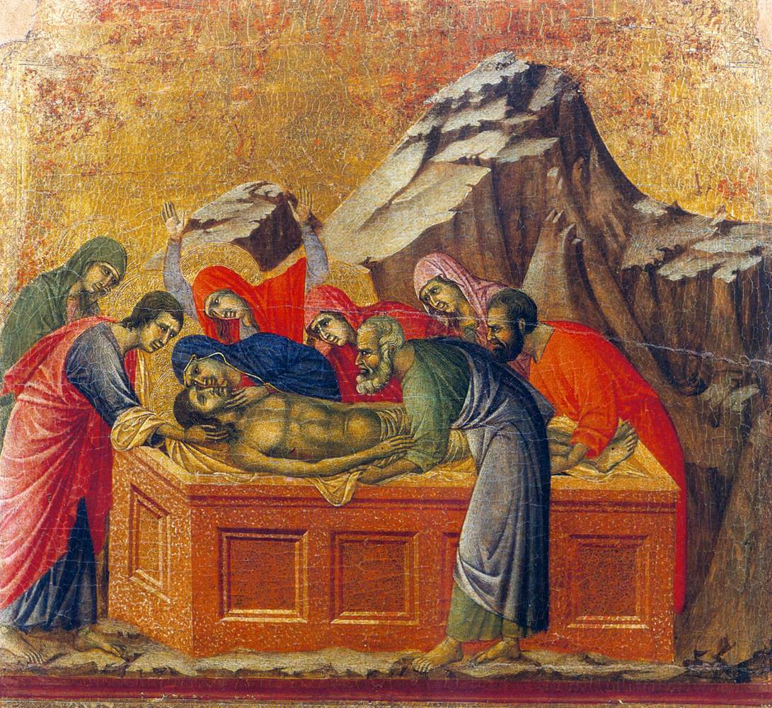 Entombment (scene 22) by DUCCIO di Buoninsegna