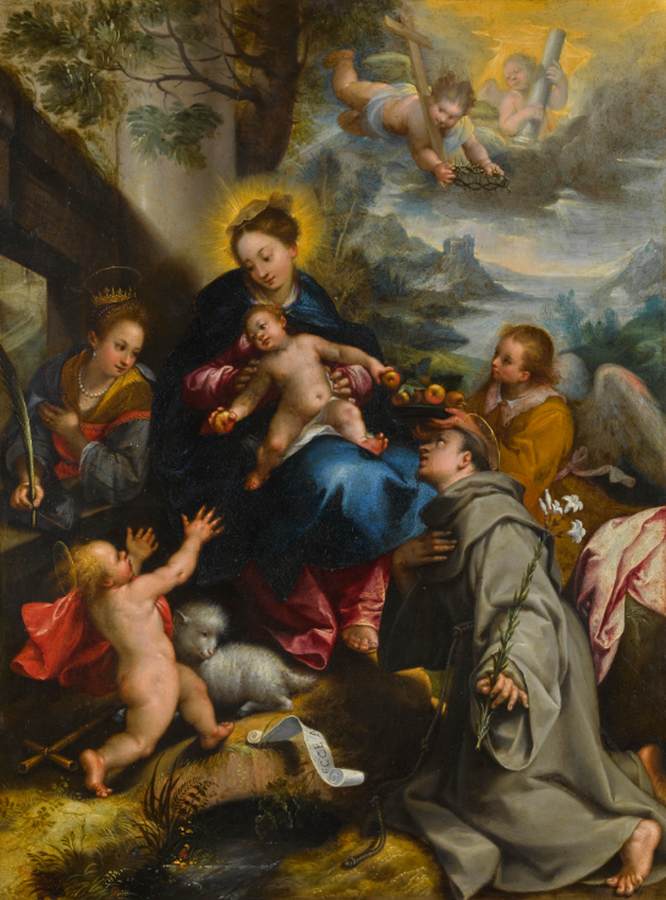 Virgin and Child with Saints by CALVAERT, Denys