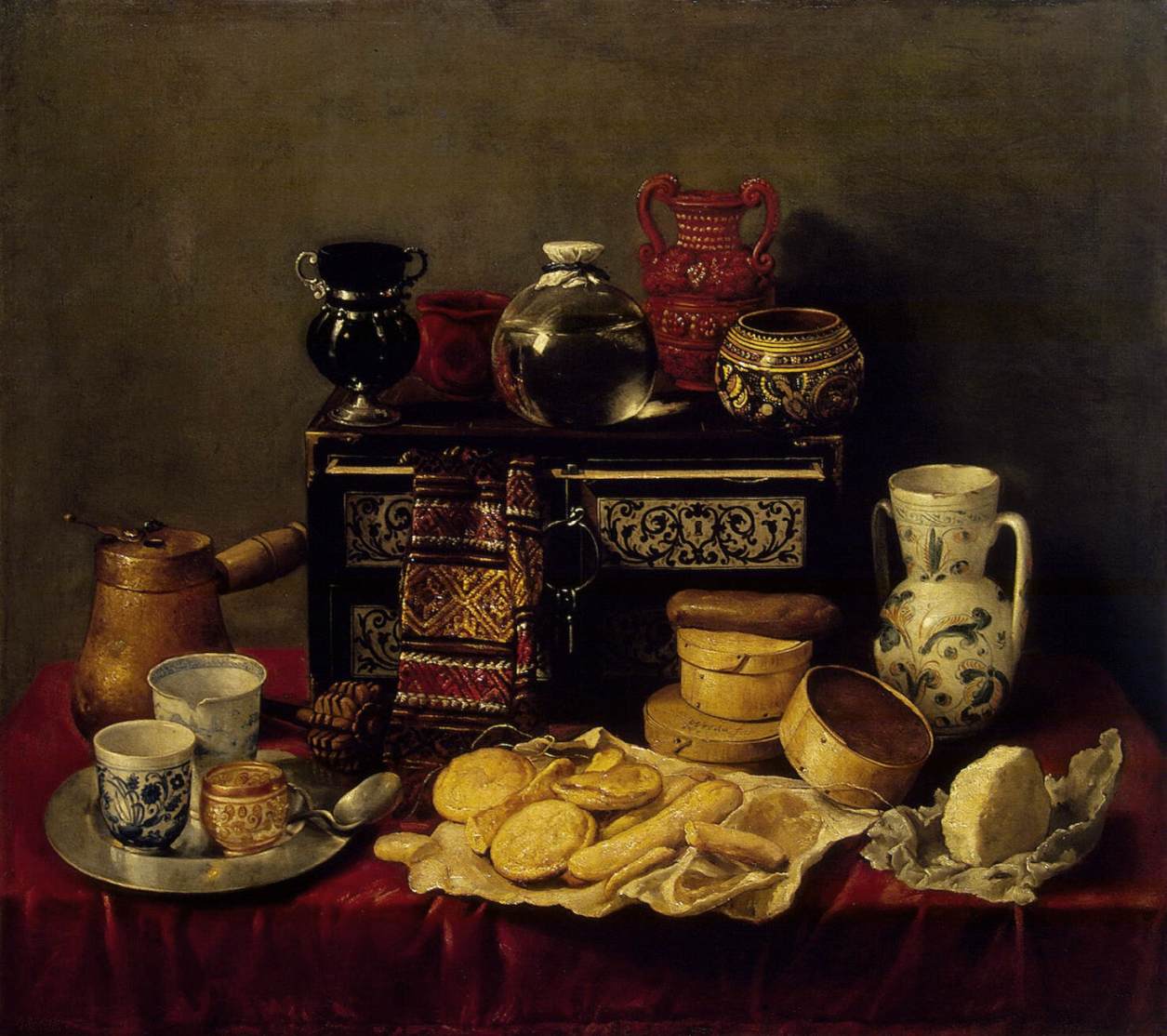 Still-Life with an Ebony Chest by