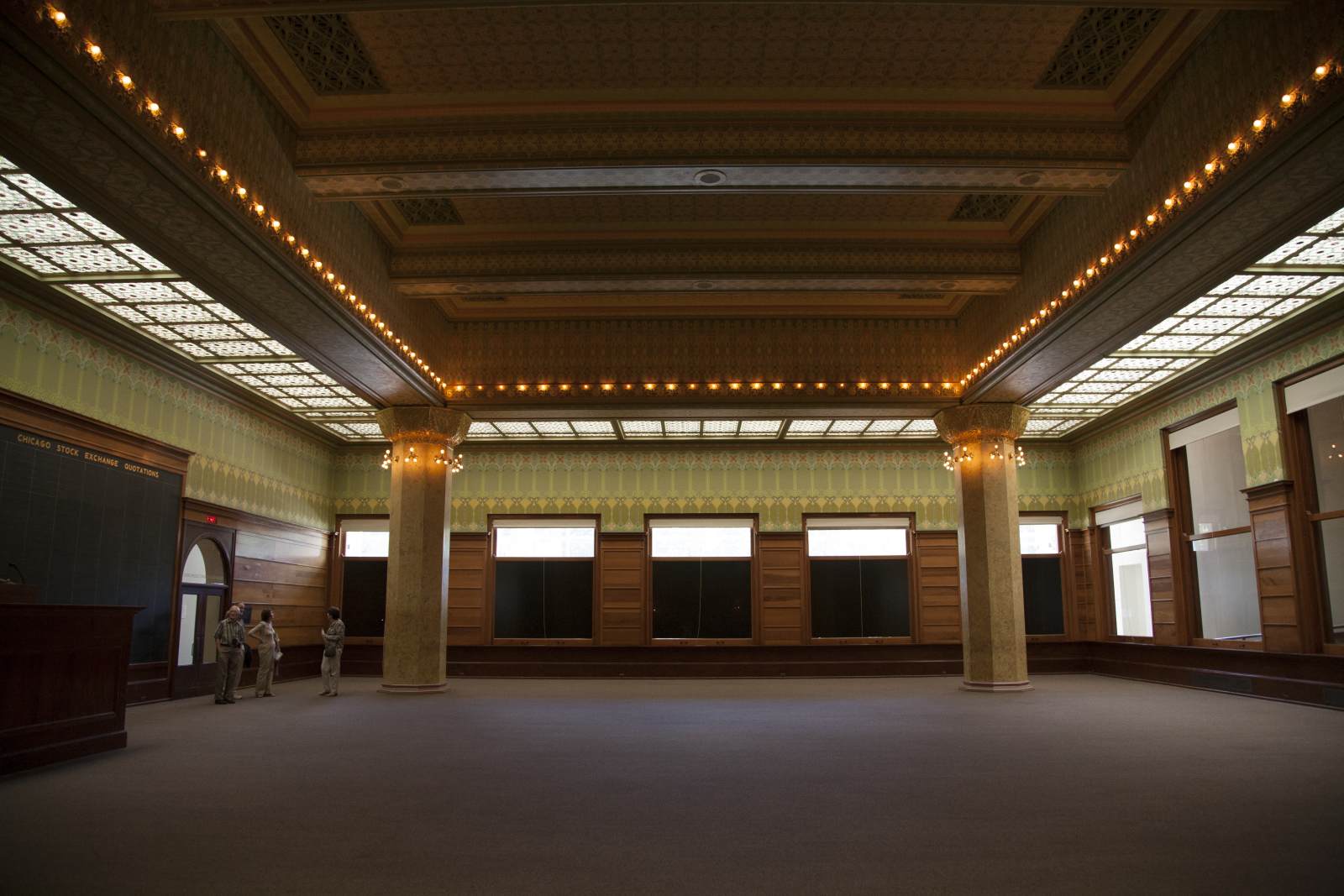 Trading room of the Stock Exchange, Chicago by