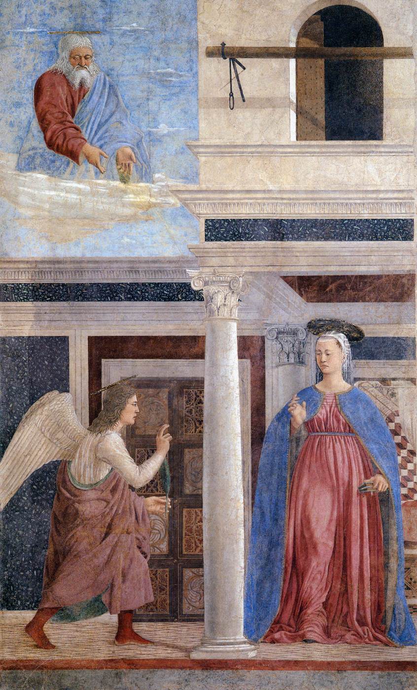 10. Annunciation by PIERO DELLA FRANCESCA