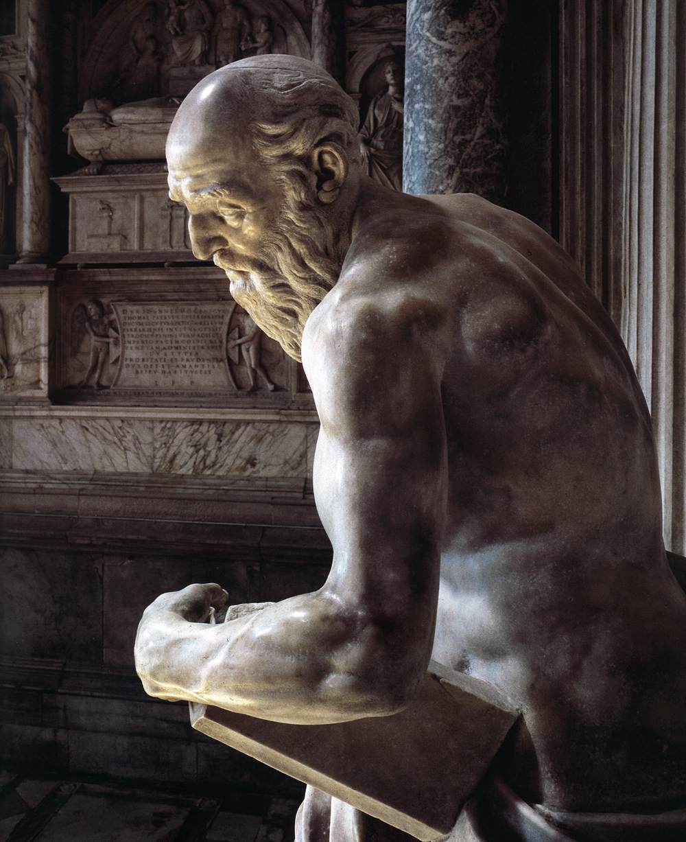 St Jerome (detail) by VITTORIA, Alessandro