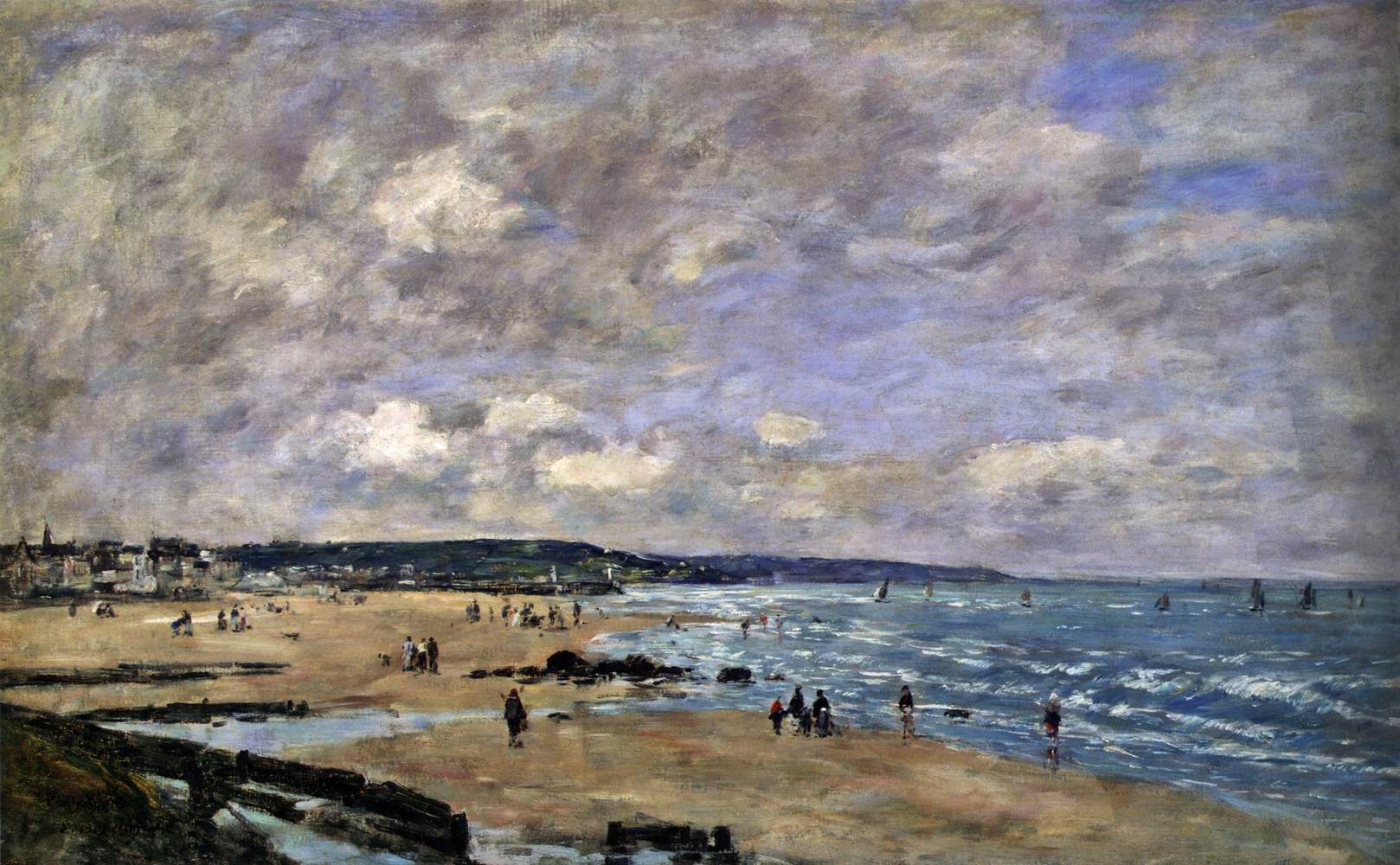 Beach at Trouville by