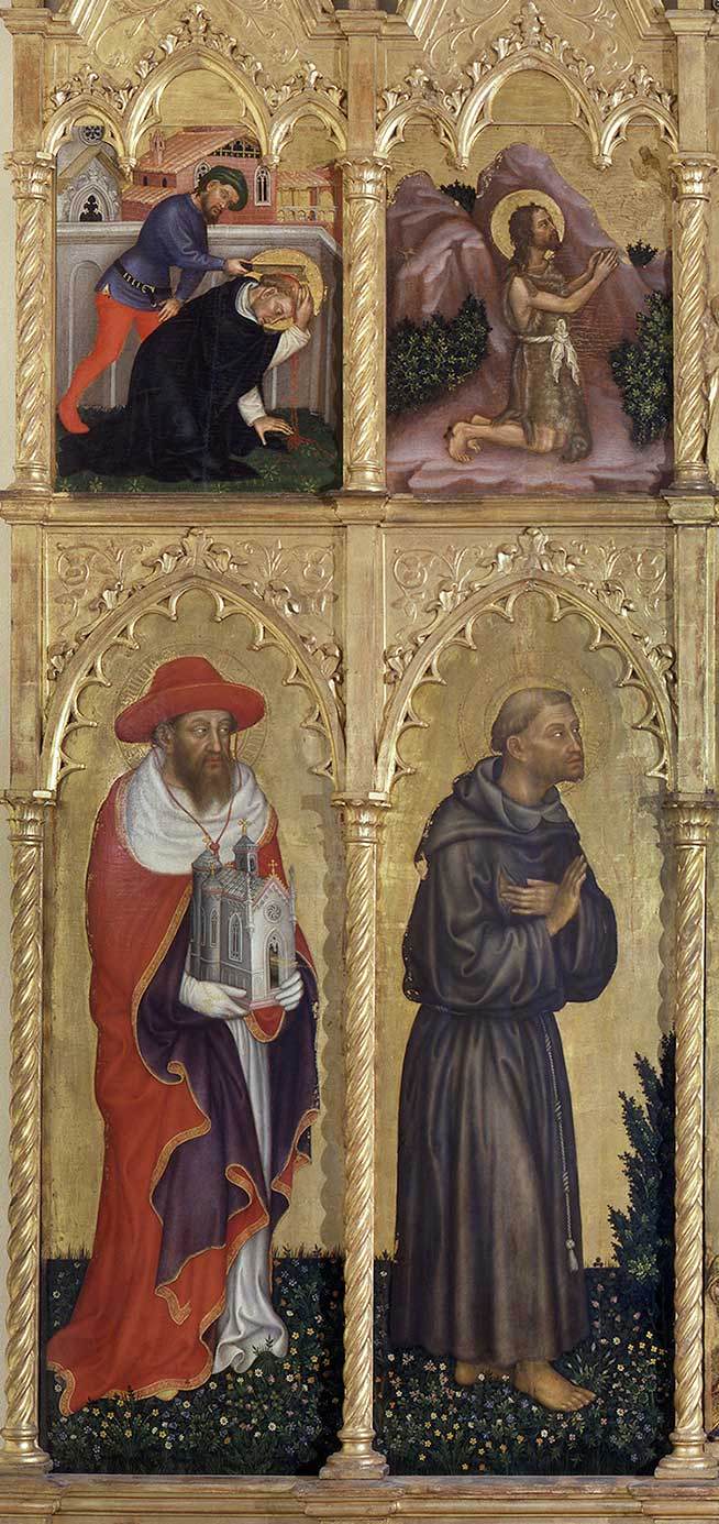 Polyptych of Valle Romita (detail) by GENTILE DA FABRIANO