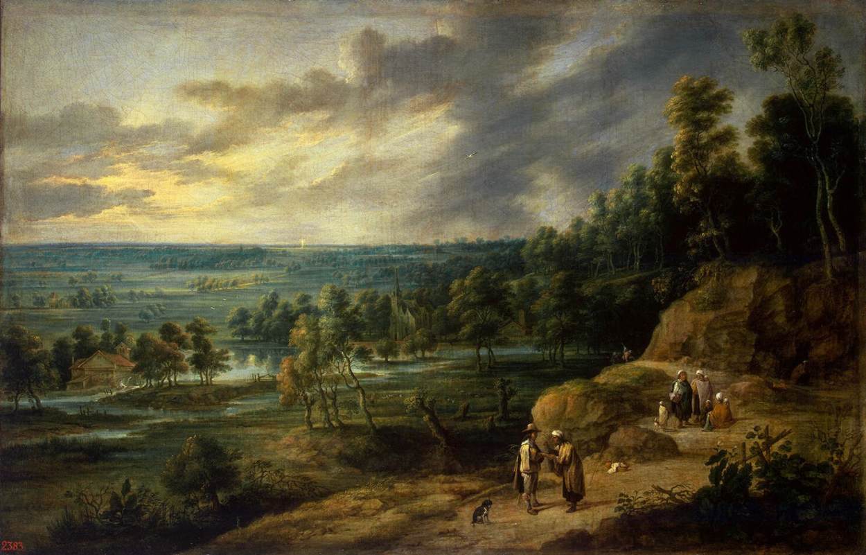 Landscape with a Fortune-Teller by UDEN, Lucas van