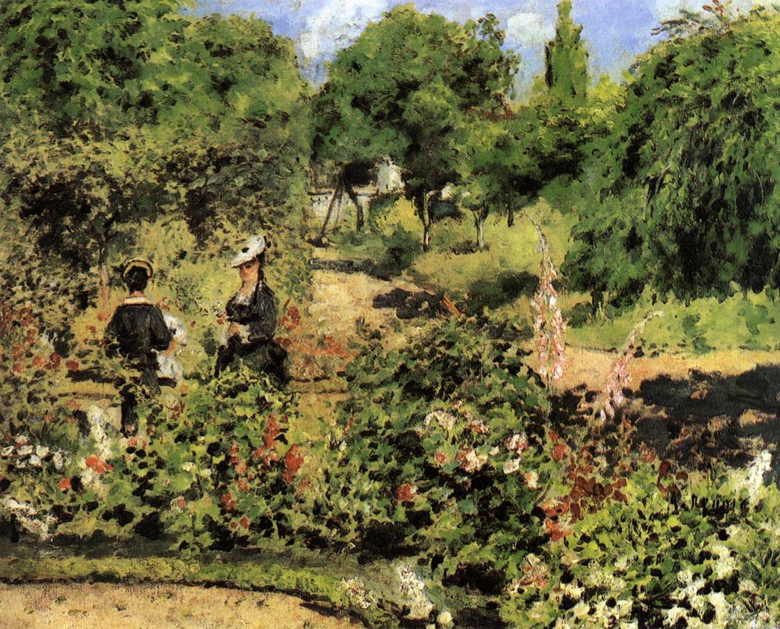 Garden in Fontenay by PORCELLIS, Julius