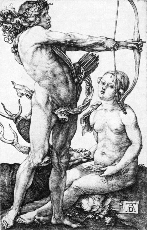 Apollo and Diana by DÜRER, Albrecht