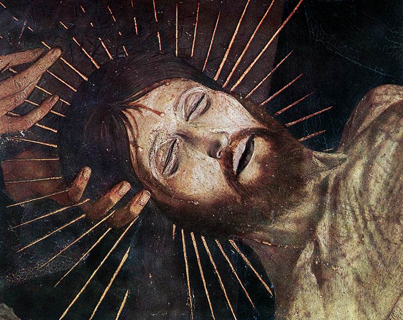 Pietà de Villeneuve-lès-Avignon (detail) by CHARONTON, Enguerrand