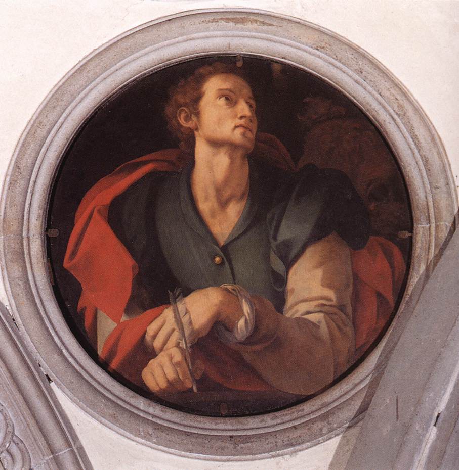 St Luke by PONTORMO, Jacopo