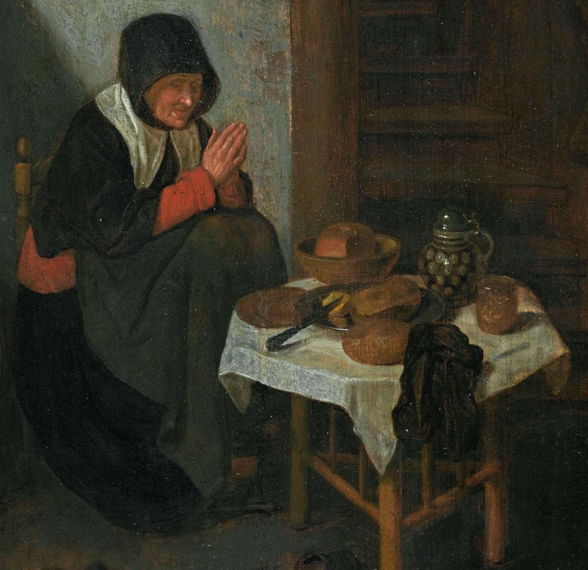 Old Woman in an Interior (detail) by