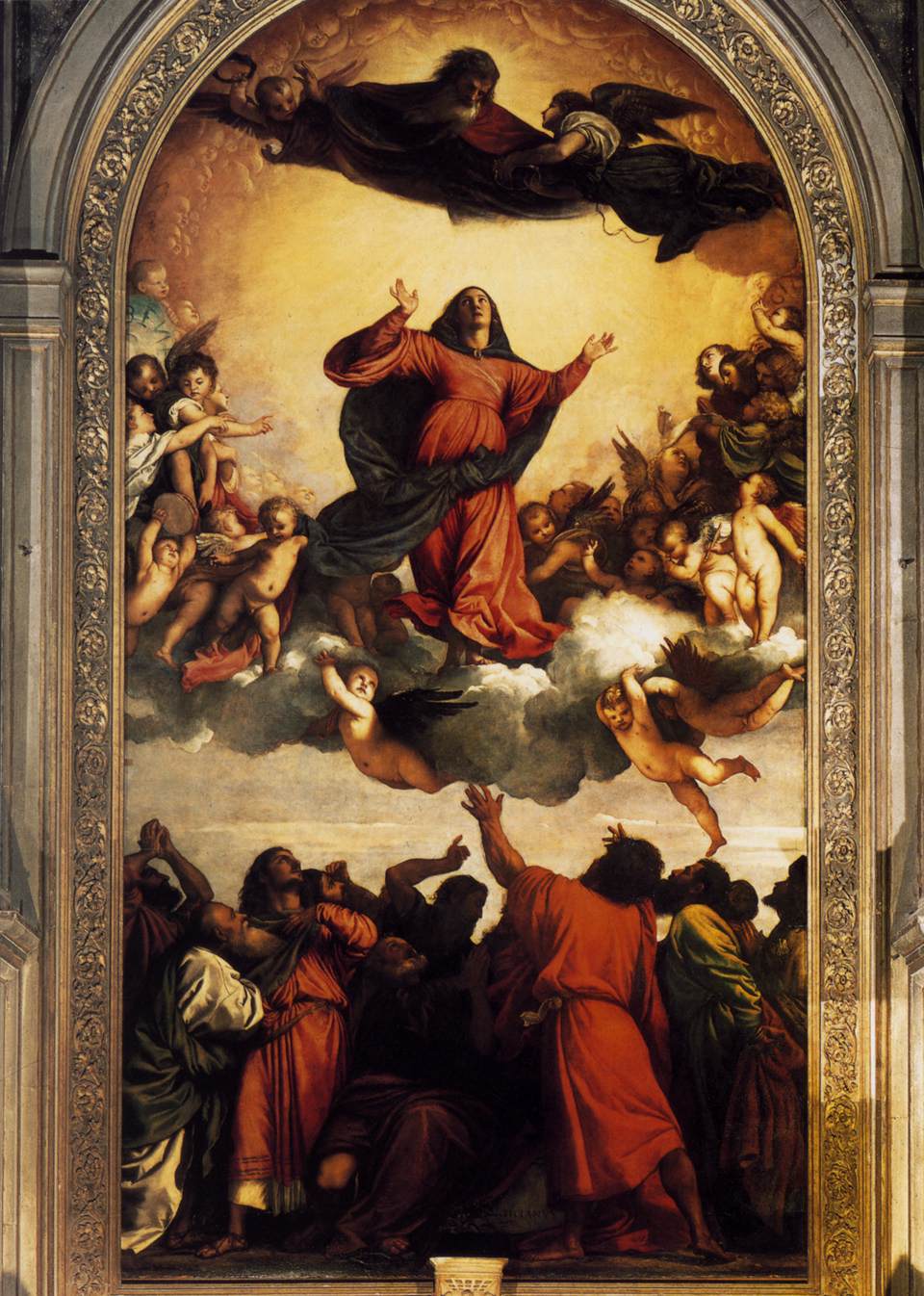 Assumption of the Virgin by TIZIANO Vecellio