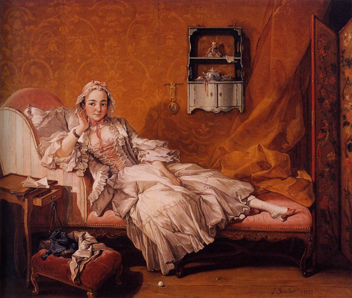 Madame Boucher (?) by BOUCHER, François