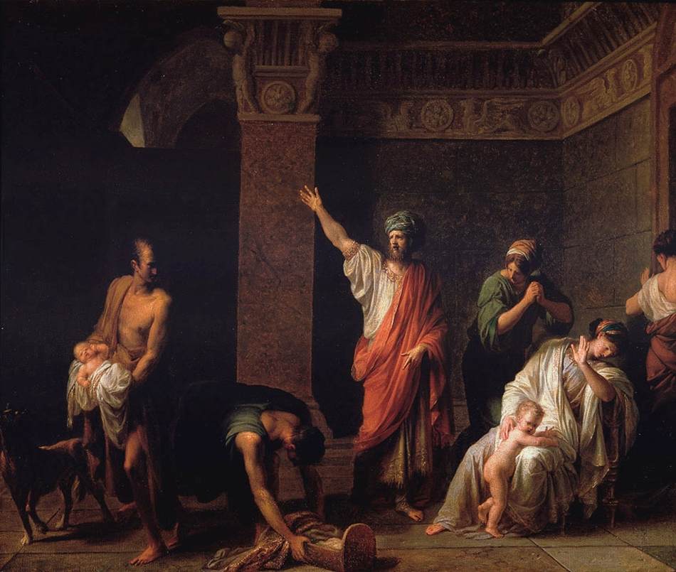 Cyrus and Astyages by PERRIN, Jean-Charles-Nicaise