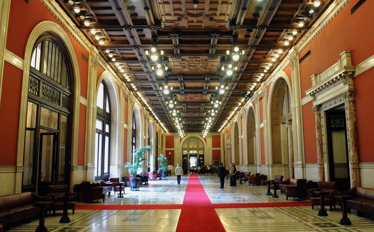 Palazzo Montecitorio: interior by BASILE, Ernesto