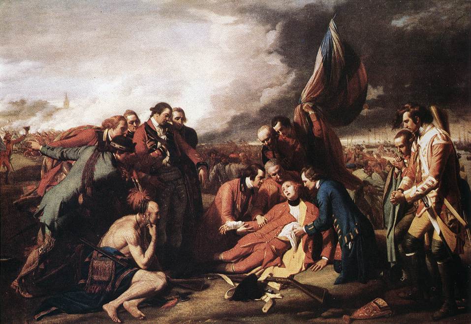 The Death of General Wolfe by WEST, Benjamin