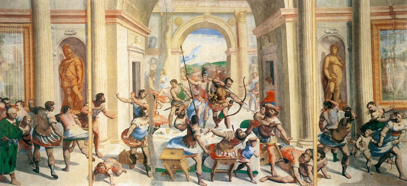 Odysseus Slays the Suitors in His Palace by CAMBIASO, Luca