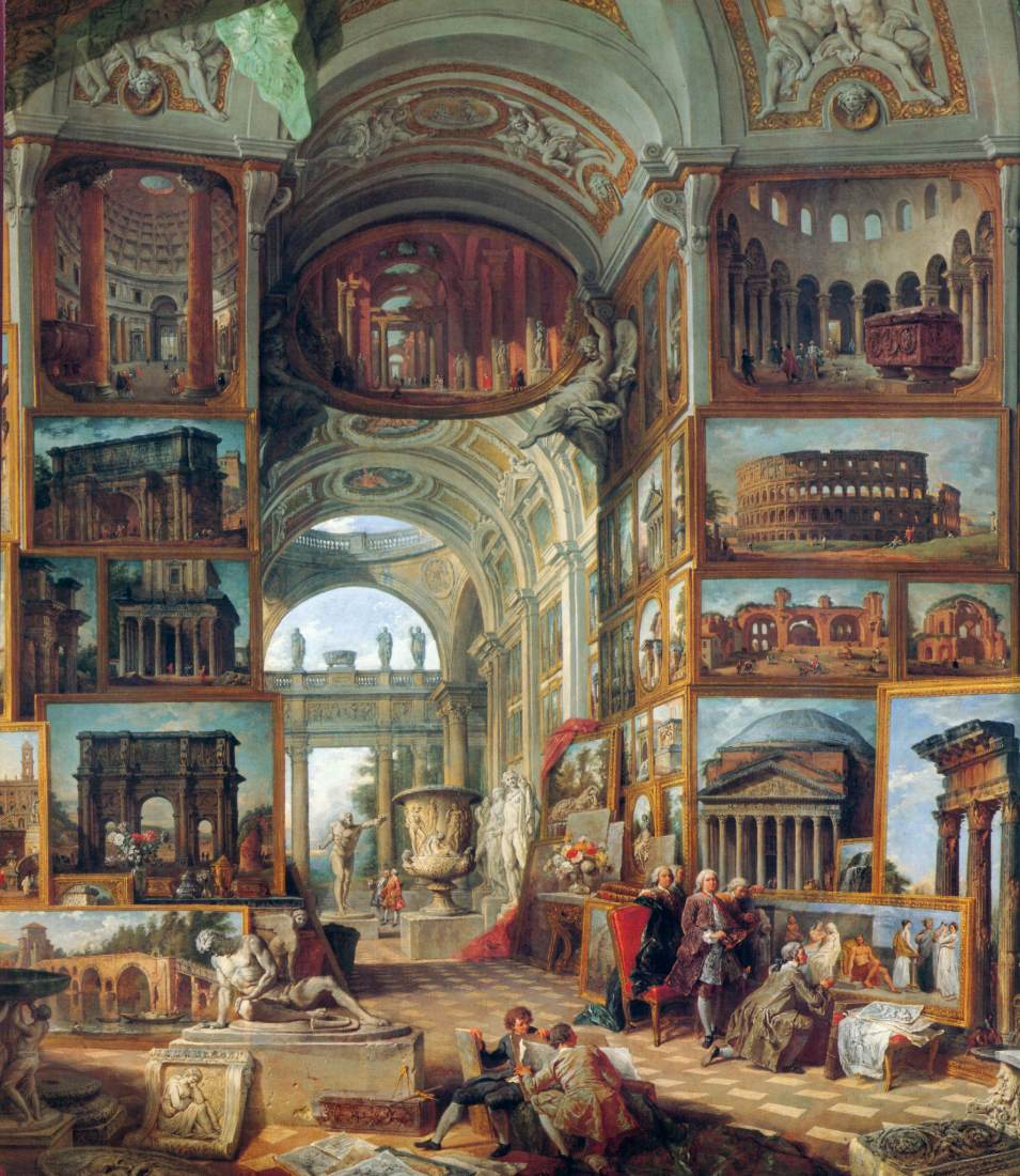 Roma Antica (detail) by PANNINI, Giovanni Paolo