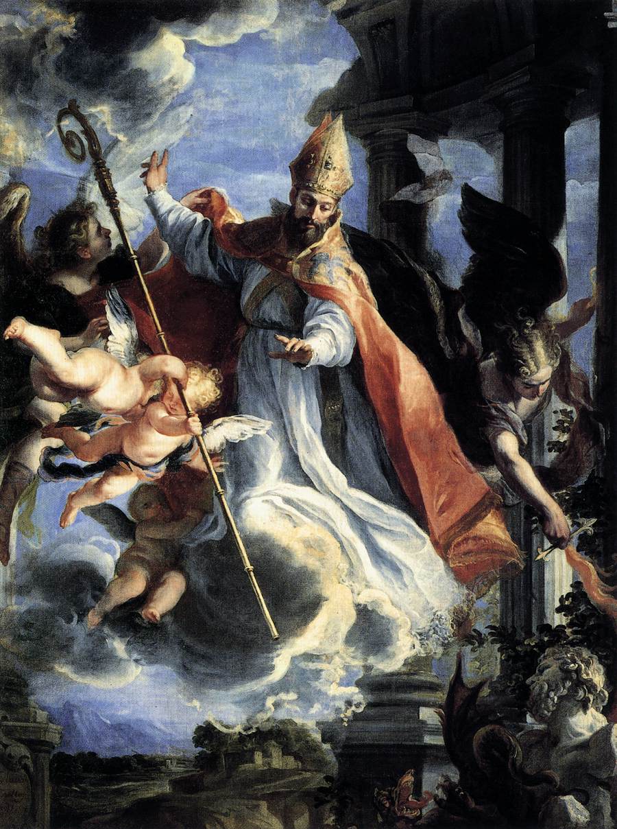 The Triumph of St Augustine by COELLO, Claudio