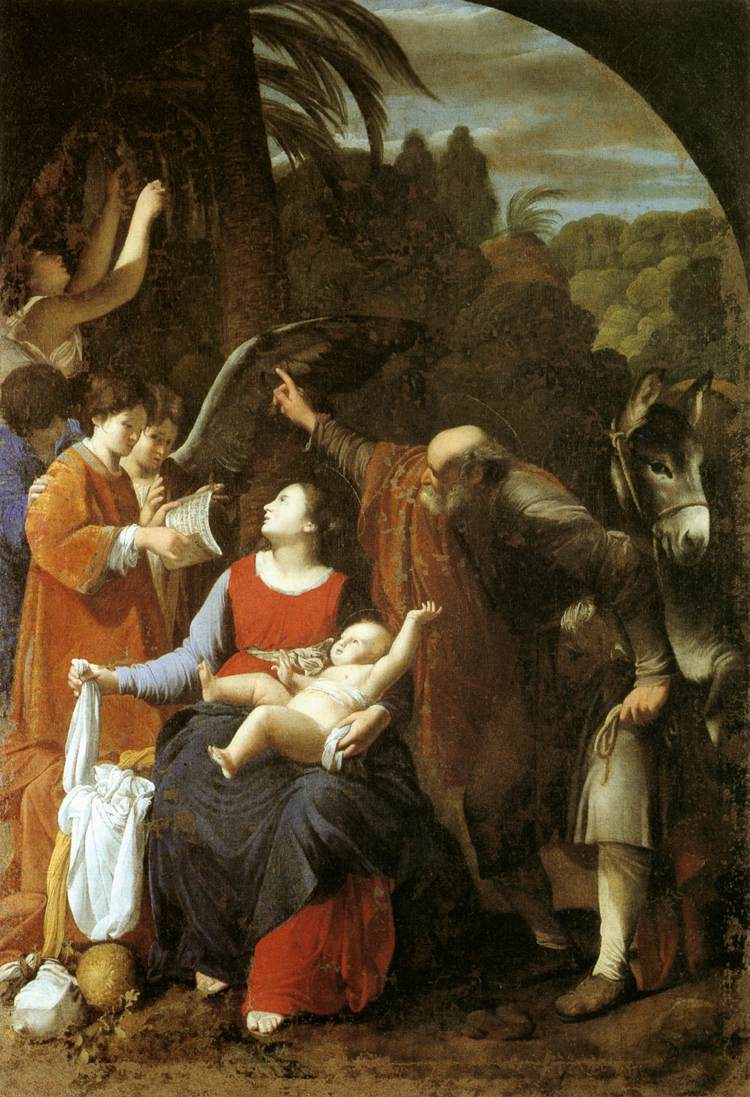 The Rest on the Flight into Egypt by SARACENI, Carlo