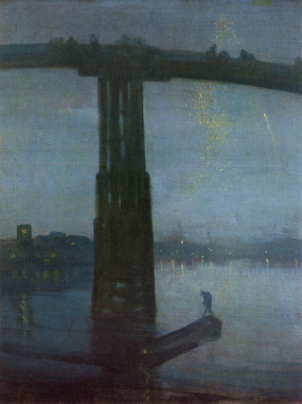 Nocturne in Blue and Gold: Old Battersea Bridge by